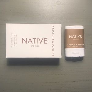 Native bar soap + mini deodorant